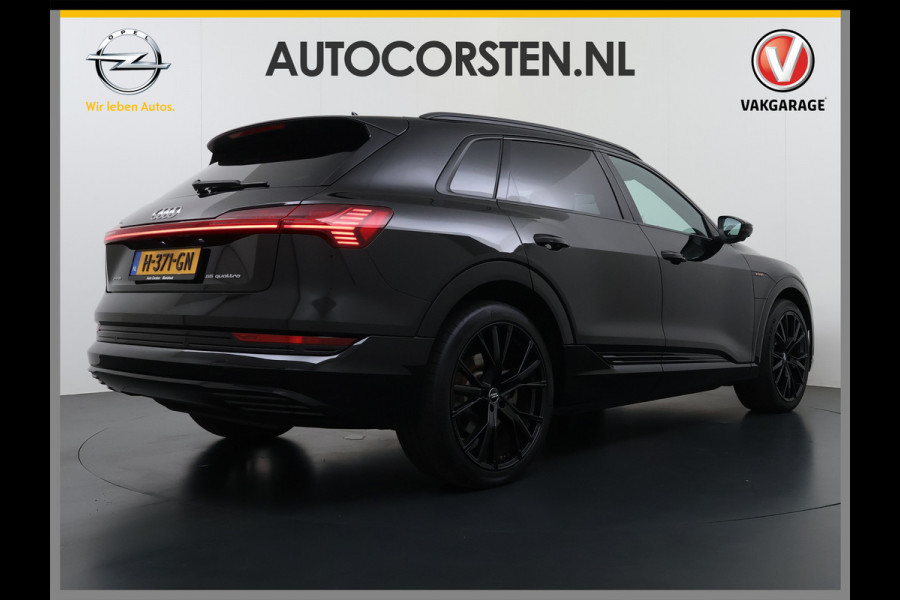 Audi e-tron 55 Quattro 95 kWh SOH 89% Panoramadak Lmv 22" Head-Up Adap.Cruise Bang&Olufsen® 4-Zone Ecc Navi 360°Camera Apple Carplay Android Stoel+Achterbankverwarming Privacy Glas DAB Elek.Achterklep Matrix-Led Keyless Zeer complete Audi!
