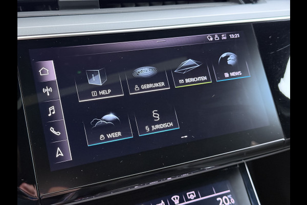 Audi e-tron 55 Quattro 95 kWh SOH 89% Panoramadak Lmv 22" Head-Up Adap.Cruise Bang&Olufsen® 4-Zone Ecc Navi 360°Camera Apple Carplay Android Stoel+Achterbankverwarming Privacy Glas DAB Elek.Achterklep Matrix-Led Keyless Zeer complete Audi!