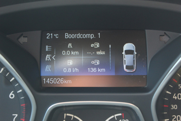 Ford FOCUS Wagon 1.0 Lease Edition , 125pk Airco , Cruise, Trekhaak ,Stoel,Stuur en Voorruitverwarming LM velgen , Bluetooth , Navigatie