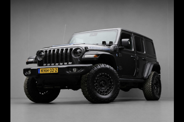 Jeep Wrangler Unlimited 4xe 380 Rubicon (APPLE CARPLAY,HARDTOP,NAVI,VERHOODG,BILSTEIN-SCHOKDEMPERS,KMC VELGEN,EXTRA VERLICHTING)