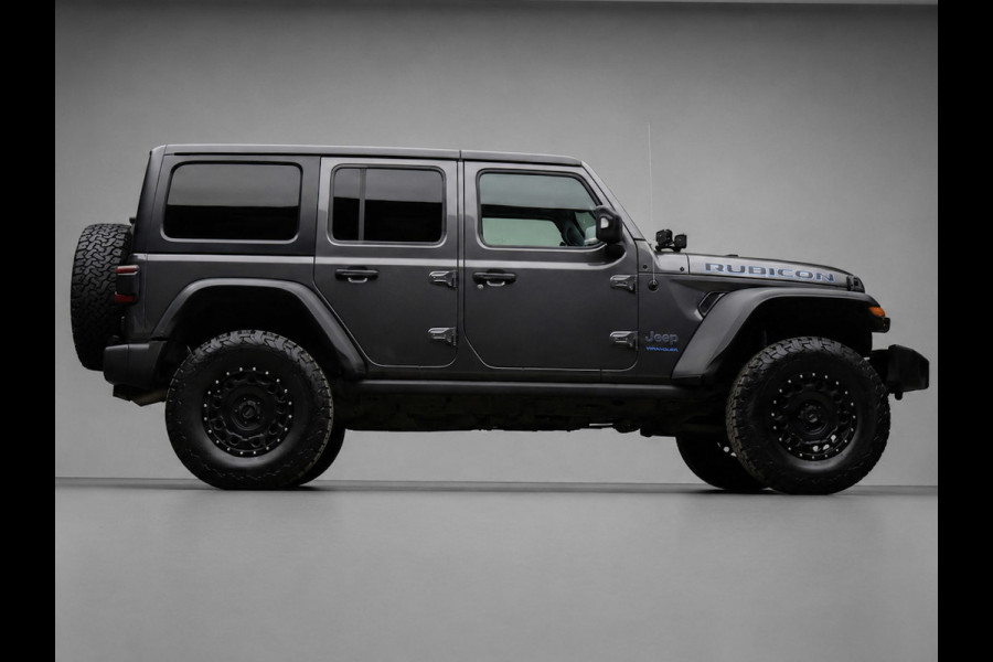 Jeep Wrangler Unlimited 4xe 380 Rubicon (APPLE CARPLAY,HARDTOP,NAVI,VERHOODG,BILSTEIN-SCHOKDEMPERS,KMC VELGEN,EXTRA VERLICHTING)