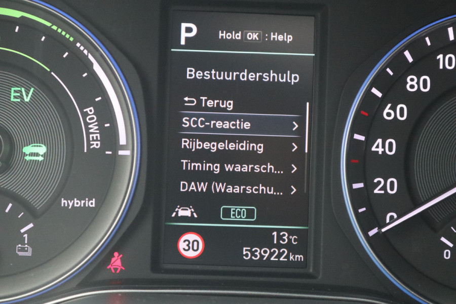 Hyundai Kona 1.6 GDI HEV Premium Sky Trekhaak/Open-dak/Winter-pack/Camera/Carplay