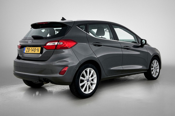 Ford Fiesta 1.0 EcoBoost Titanium (NAVIGATIE, CARPLAY, PARKEERSENSOREN, LED, STUURBEDIENING, 1e EIGENAAR, GOED ONDERHOUDEN)