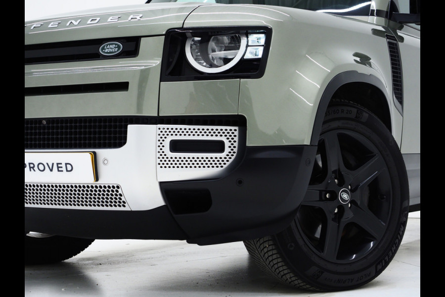 Land Rover Defender 110 2.0 P400e | NL Auto | Panoramadak | Trekhaak | 360 | Keyless | Adaptive Cruise | Leder | Carplay