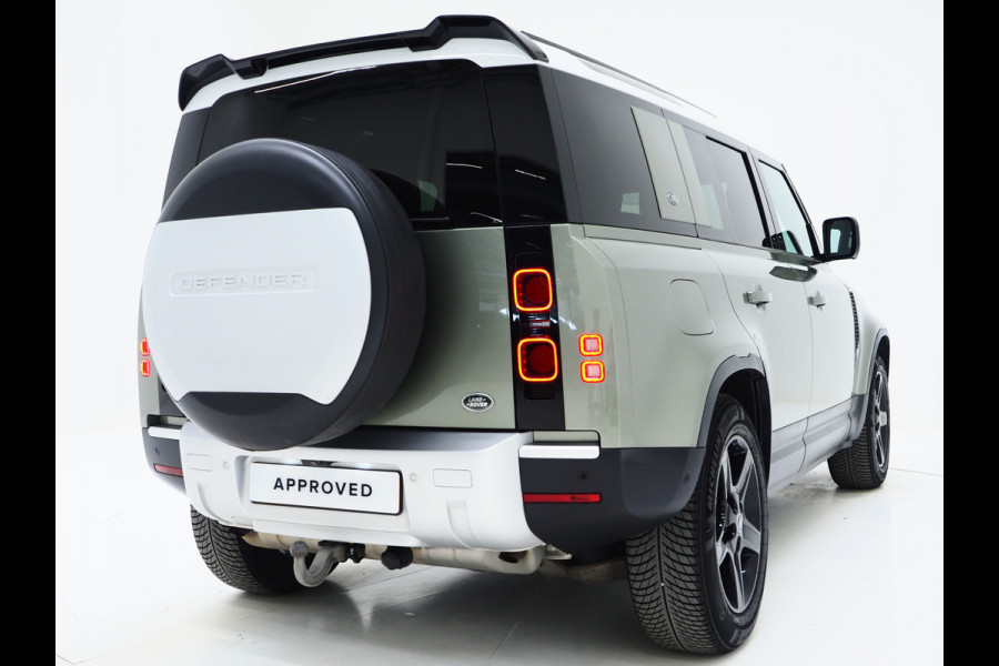 Land Rover Defender 110 2.0 P400e | NL Auto | Panoramadak | Trekhaak | 360 | Keyless | Adaptive Cruise | Leder | Carplay