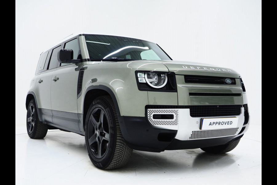 Land Rover Defender 110 2.0 P400e | NL Auto | Panoramadak | Trekhaak | 360 | Keyless | Adaptive Cruise | Leder | Carplay