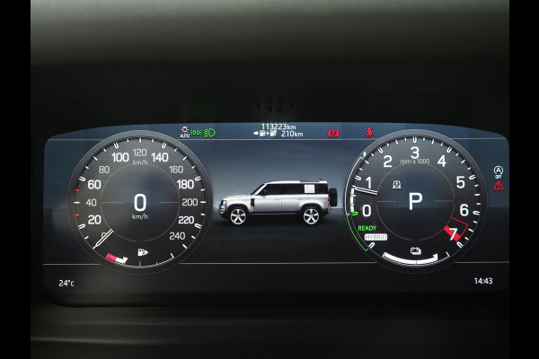 Land Rover Defender 110 2.0 P400e | NL Auto | Panoramadak | Trekhaak | 360 | Keyless | Adaptive Cruise | Leder | Carplay