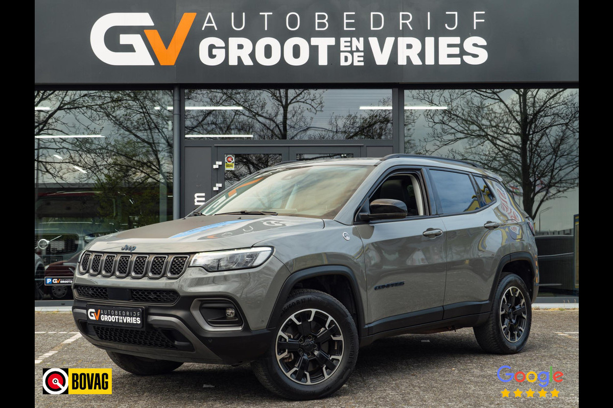 Jeep Compass 4xe 240 Plug-in Hybrid Electric Trailhawk|Panorama Elek achterklep
