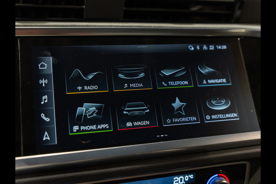 Audi Q3 45 TFSI e edition, Matrix LED, Virtual Cockpit, Apple Carplay, ACC, Android, Clima, PDC, Trekhaak 13P, Volledig Onderhoud