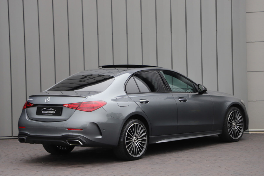 Mercedes-Benz C-Klasse 300e AMG | 313PK | Head-up | Keyless | Burmester | Distronic+ | Sfeerverl. | Stoelkoeling | Stuurwielverw. | Memory | 2025.