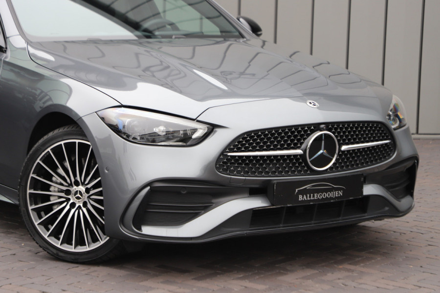 Mercedes-Benz C-Klasse 300e AMG | 313PK | Head-up | Keyless | Burmester | Distronic+ | Sfeerverl. | Stoelkoeling | Stuurwielverw. | Memory | 2025.