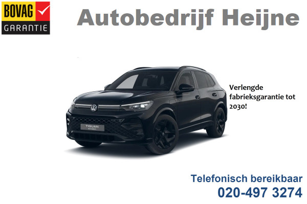 Volkswagen Tiguan 1.5 eHybrid plug in R-LINE SPORT LEDER/HEAD-UP/TREKHAAK auto komt binnen!