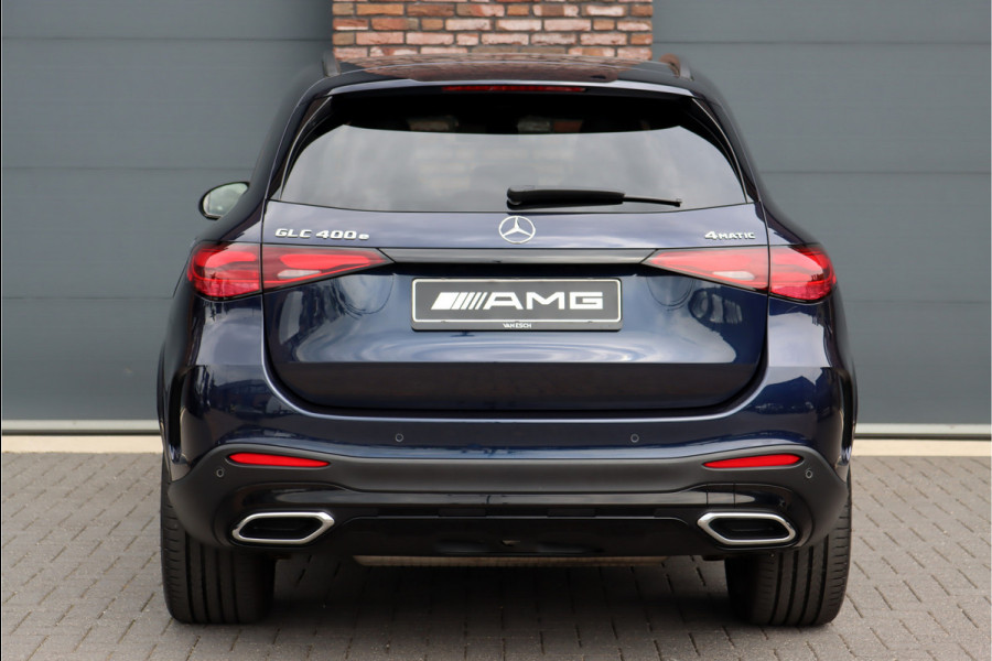 Mercedes-Benz GLC 400e 4MATIC AMG Line Aut9 | Distronic Pro | Memory | Trekhaak | Verwarmd Stuurwiel | Panoramadak | Nightpakket | Camera | Dodehoekassistent |