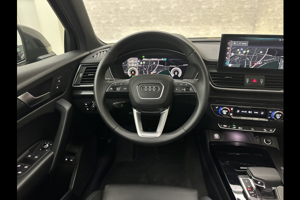 Audi Q5 Sportback S-Line | Luchtvering | Panorama | Carbon | Head-Up | Trekhaak | Keyless-Entry | Leder | Matrix-LED | Black-Optic | Standkachel | Virtual-Cockpit | Carplay | Getint Glas | Stoelverwarming | Zwarte Hemel | Draadloos Laden |