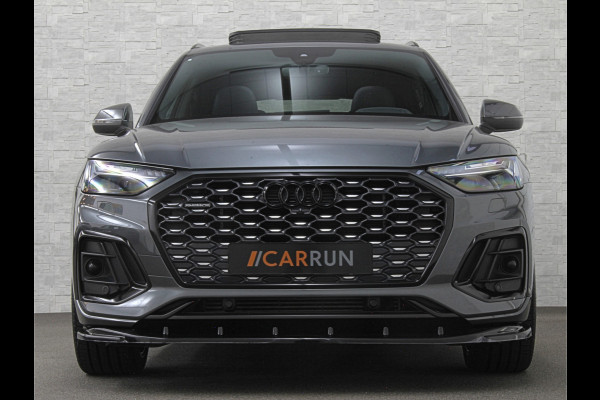 Audi Q5 Sportback S-Line | Luchtvering | Panorama | Carbon | Head-Up | Trekhaak | Keyless-Entry | Leder | Matrix-LED | Black-Optic | Standkachel | Virtual-Cockpit | Carplay | Getint Glas | Stoelverwarming | Zwarte Hemel | Draadloos Laden |