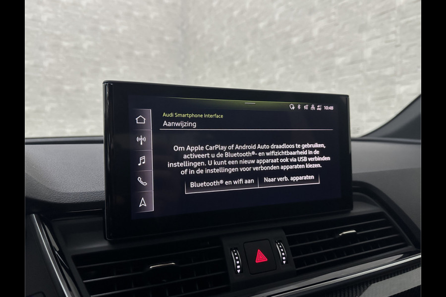 Audi Q5 Sportback S-Line | Luchtvering | Panorama | Carbon | Head-Up | Trekhaak | Keyless-Entry | Leder | Matrix-LED | Black-Optic | Standkachel | Virtual-Cockpit | Carplay | Getint Glas | Stoelverwarming | Zwarte Hemel | Draadloos Laden |