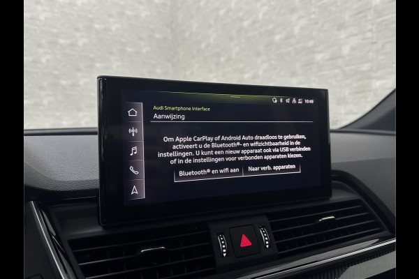 Audi Q5 Sportback S-Line | Luchtvering | Panorama | Carbon | Head-Up | Trekhaak | Keyless-Entry | Leder | Matrix-LED | Black-Optic | Standkachel | Virtual-Cockpit | Carplay | Getint Glas | Stoelverwarming | Zwarte Hemel | Draadloos Laden |