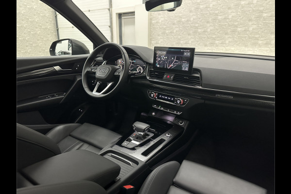 Audi Q5 Sportback S-Line | Luchtvering | Panorama | Carbon | Head-Up | Trekhaak | Keyless-Entry | Leder | Matrix-LED | Black-Optic | Standkachel | Virtual-Cockpit | Carplay | Getint Glas | Stoelverwarming | Zwarte Hemel | Draadloos Laden |