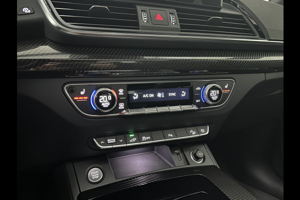 Audi Q5 Sportback S-Line | Luchtvering | Panorama | Carbon | Head-Up | Trekhaak | Keyless-Entry | Leder | Matrix-LED | Black-Optic | Standkachel | Virtual-Cockpit | Carplay | Getint Glas | Stoelverwarming | Zwarte Hemel | Draadloos Laden |