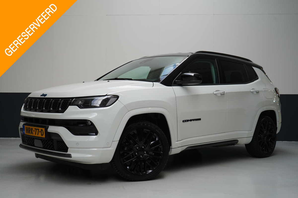 Jeep Compass 4xe 240 Plug-in Hybrid Electric S | SoH 89% | Leder | Navigatie | Achteruitrijcamera | Stuurverwarming