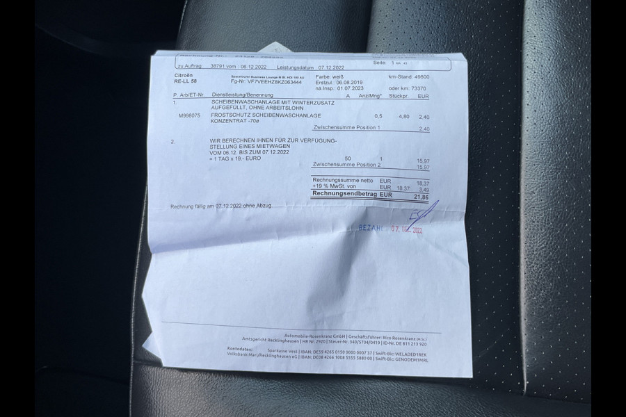 Citroën Jumpy spacetourer 2.0D 177pk 7-Pers Aut Pano Leer 2xSchuifdeur Trekhaak HUD