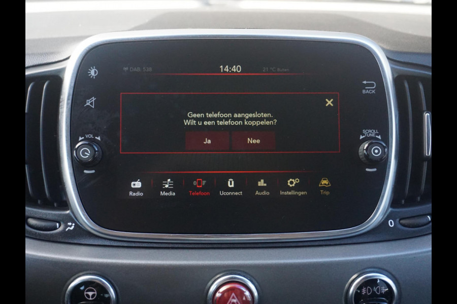 Fiat 500C 1.0 Hybrid Sport Clima | PDC | Apple Carplay | 16" | Matt Groen