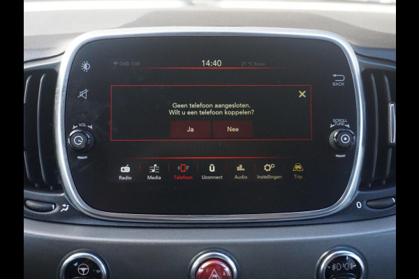Fiat 500C 1.0 Hybrid Sport Clima | PDC | Apple Carplay | 16" | Matt Groen