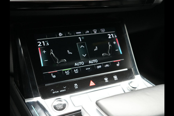 Audi e-tron 50 Quattro Black Edition 313pk Dealer O.H. | Luchtvering | Trekhaak | Camera | Head Up | Lederen Sportstoelen Memory & Verwarmd | Bang & Olufsen | Cruise Control | Keyless | Sfeerverlichting | Apple Carplay | Navigatie | DAB | 21''L.M |