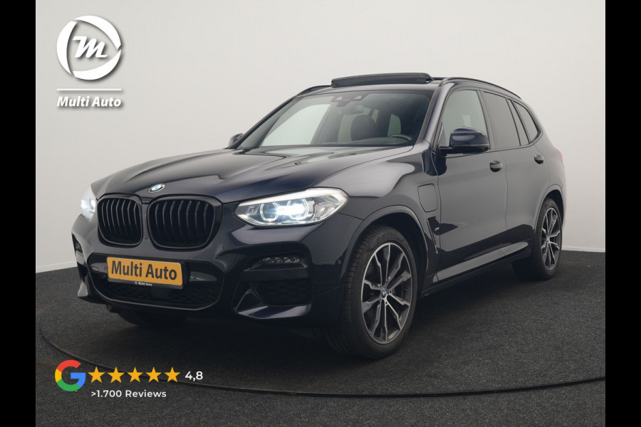 BMW X3 xDrive30e M Sport PHEV 293pk Dealer O.H. | Trekhaak Af Fabriek | Panodak | Head Up | Adaptive Cruise | 360 Camera | Harman & Kardon | Lederen Sportstoelen Memory & Verwarmd | Keyless | Blis | Stuur Verwarmd | 20"L.M | Apple Carplay  | Plug In Hybrid |