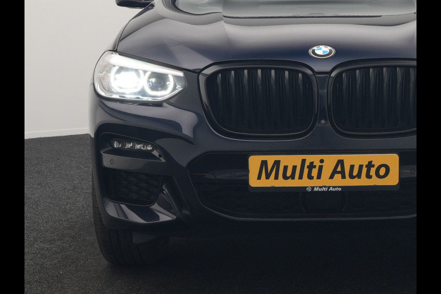 BMW X3 xDrive30e M Sport PHEV 293pk Dealer O.H. | Trekhaak Af Fabriek | Panodak | Head Up | Adaptive Cruise | 360 Camera | Harman & Kardon | Lederen Sportstoelen Memory & Verwarmd | Keyless | Blis | Stuur Verwarmd | 20"L.M | Apple Carplay  | Plug In Hybrid |
