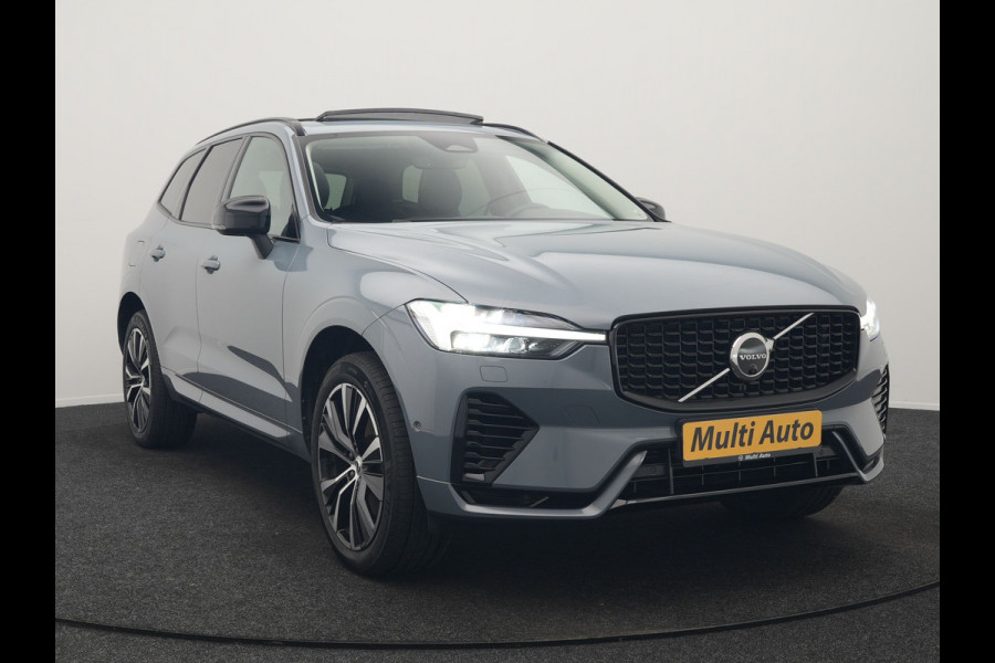Volvo XC60 T6 AWD Plus Dark PHEV 350pk Dealer O.H. | Trekhaak Af Fabriek | Panodak | 360 Camera | Adaptive Cruise | Lederen Sportstoelen Memory & Verwarmd | 20'' L.M. | Keyless | Blis | Google Assistant | Apple Carplay | Stuur Verwarmd | DAB  | Plug In Hybrid |