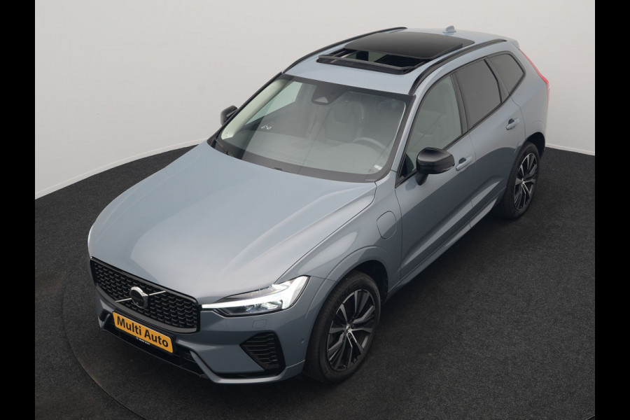 Volvo XC60 T6 AWD Plus Dark PHEV 350pk Dealer O.H. | Trekhaak Af Fabriek | Panodak | 360 Camera | Adaptive Cruise | Lederen Sportstoelen Memory & Verwarmd | 20'' L.M. | Keyless | Blis | Google Assistant | Apple Carplay | Stuur Verwarmd | DAB  | Plug In Hybrid |