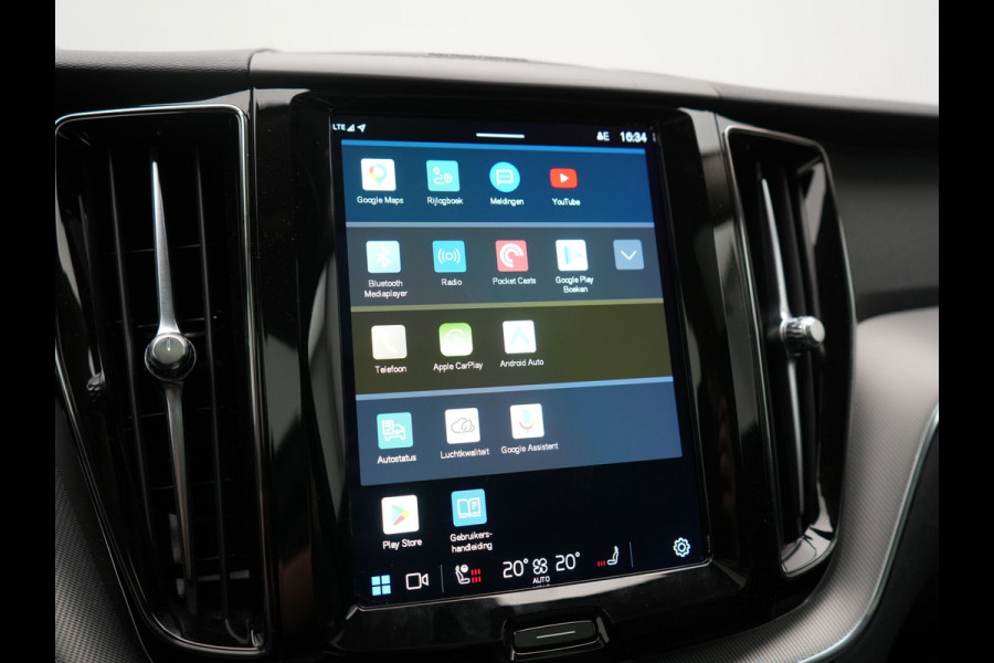 Volvo XC60 T6 AWD Plus Dark PHEV 350pk Dealer O.H. | Trekhaak Af Fabriek | Panodak | 360 Camera | Adaptive Cruise | Lederen Sportstoelen Memory & Verwarmd | 20'' L.M. | Keyless | Blis | Google Assistant | Apple Carplay | Stuur Verwarmd | DAB  | Plug In Hybrid |