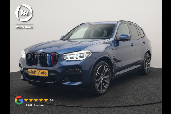 BMW X3 xDrive30e M Sport PHEV 293pk Dealer O.H. | Trekhaak Af Fabriek | Head Up | Cruise Control | Camera | Sportstoelen Verwarmd | Harman & Kardon | Keyless | Blis | Apple Carplay | Sfeerverlichting | 20''L.M. | Navigatie | DAB | Plug In Hybrid |