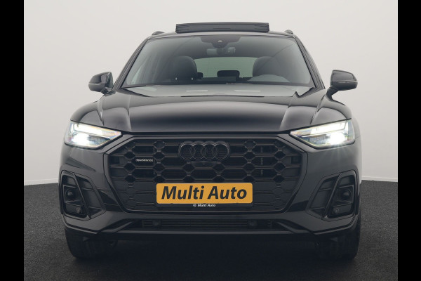 Audi Q5 50 TFSI e S Line PHEV 300pk Dealer O.H. | Trekhaak Af Fabriek | Panodak | 360 Camera | Adaptive Cruise | Sportstoelen Memory & Verwarmd | Park Assist | Navigatie | DAB | Standkachel | Plug In Hybrid |