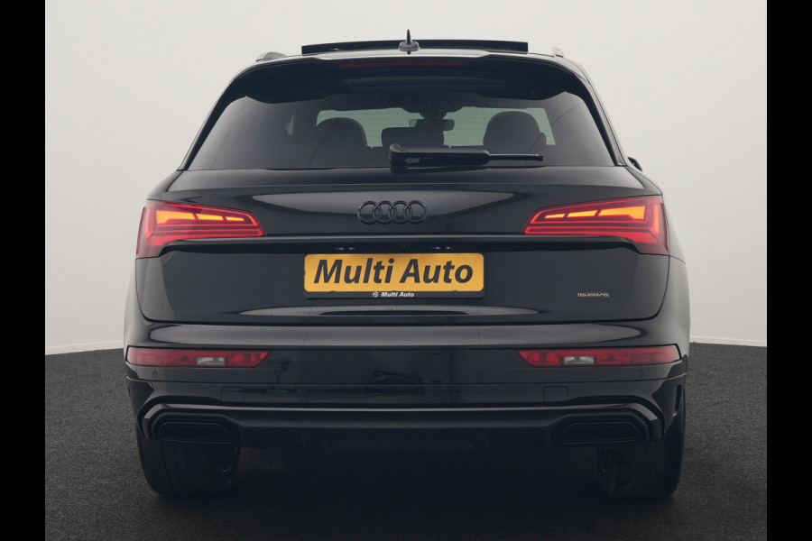 Audi Q5 50 TFSI e S Line PHEV 300pk Dealer O.H. | Trekhaak Af Fabriek | Panodak | 360 Camera | Adaptive Cruise | Sportstoelen Memory & Verwarmd | Park Assist | Navigatie | DAB | Standkachel | Plug In Hybrid |