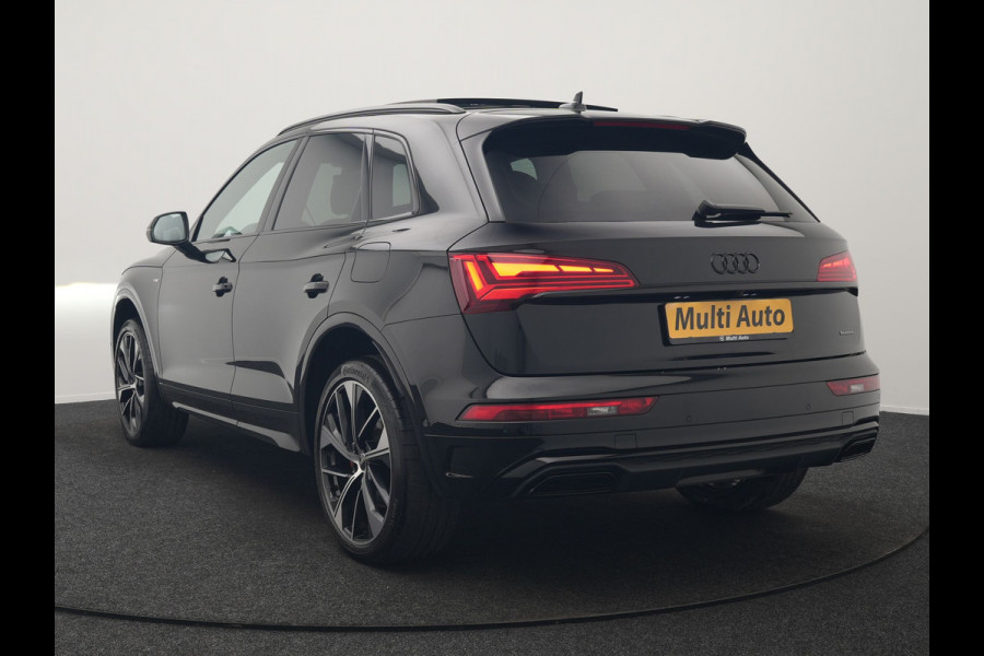 Audi Q5 50 TFSI e S Line PHEV 300pk Dealer O.H. | Trekhaak Af Fabriek | Panodak | 360 Camera | Adaptive Cruise | Sportstoelen Memory & Verwarmd | Park Assist | Navigatie | DAB | Standkachel | Plug In Hybrid |