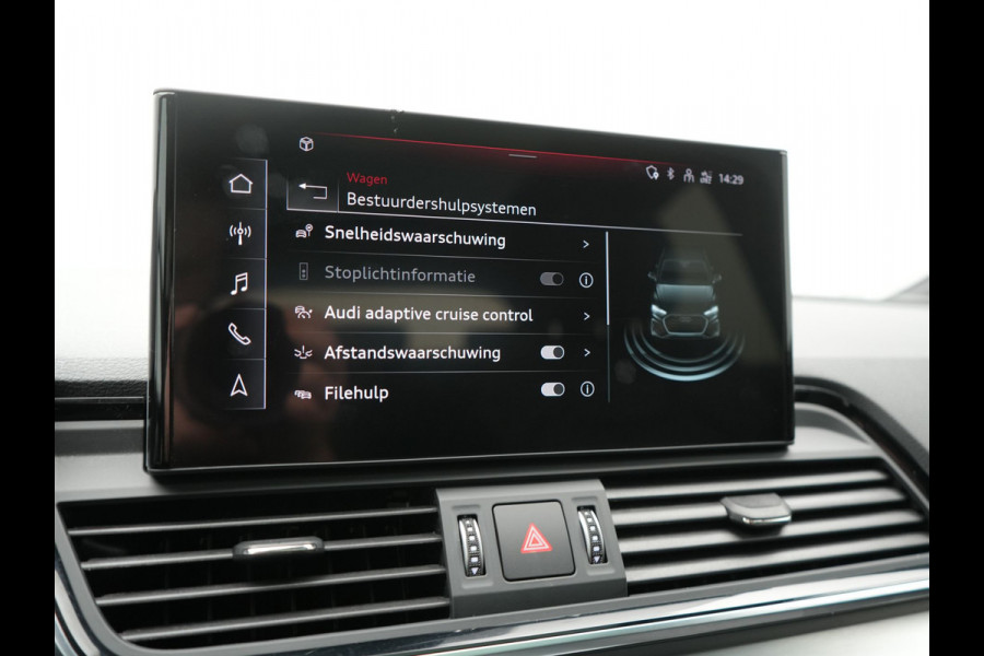 Audi Q5 50 TFSI e S Line PHEV 300pk Dealer O.H. | Trekhaak Af Fabriek | Panodak | 360 Camera | Adaptive Cruise | Sportstoelen Memory & Verwarmd | Park Assist | Navigatie | DAB | Standkachel | Plug In Hybrid |
