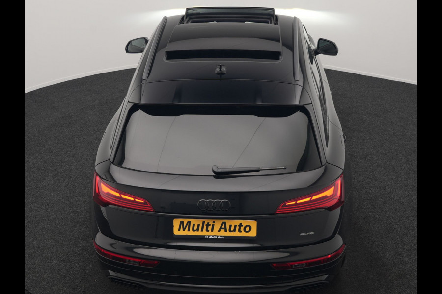 Audi Q5 50 TFSI e S Line PHEV 300pk Dealer O.H. | Trekhaak Af Fabriek | Panodak | 360 Camera | Adaptive Cruise | Sportstoelen Memory & Verwarmd | Park Assist | Navigatie | DAB | Standkachel | Plug In Hybrid |