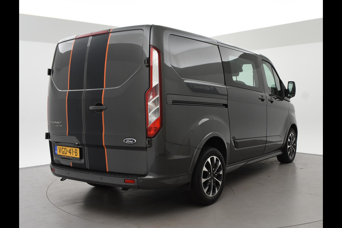 Ford Transit Custom 320 2.0 TDCI 185 PK AUT. SPORT DUBBEL CABINE + 2 SCHUIFDEUREN | ADAPTIVE CRUISE | WINTER PACK