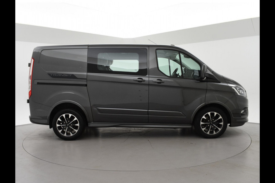 Ford Transit Custom 320 2.0 TDCI 185 PK AUT. SPORT DUBBEL CABINE + 2 SCHUIFDEUREN | ADAPTIVE CRUISE | WINTER PACK