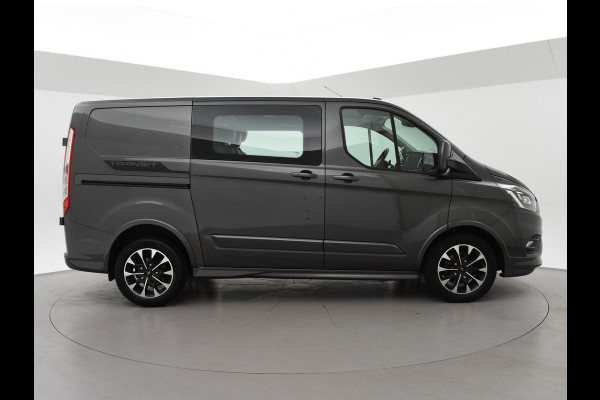 Ford Transit Custom 320 2.0 TDCI 185 PK AUT. SPORT DUBBEL CABINE + 2 SCHUIFDEUREN | ADAPTIVE CRUISE | WINTER PACK