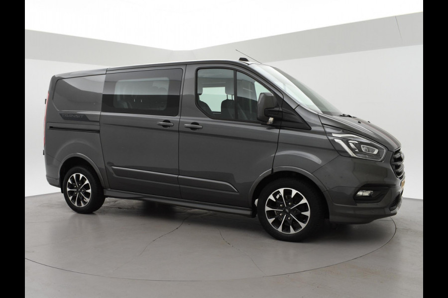 Ford Transit Custom 320 2.0 TDCI 185 PK AUT. SPORT DUBBEL CABINE + 2 SCHUIFDEUREN | ADAPTIVE CRUISE | WINTER PACK