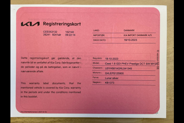 Kia Ceed Sportswagon 1.6 GDI PHEV DynamicLine|ACC|ANDROID+CARPLAY|STOEL+STUURVERW|CAMERA|CRUISE+CLIMATE CTR|INCL. BTW|1e EIGENAAR|