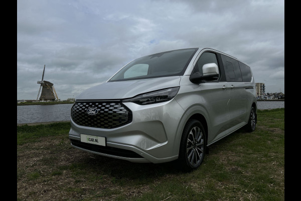 Ford E-Tourneo Custom 340 L2H1 Titanium X 65 kWh 218pk | Leer | 8-zits | B&O | 2x electr. schuifdeur | ACC | Navigatie | 360 camera € 49665 excl. BTW