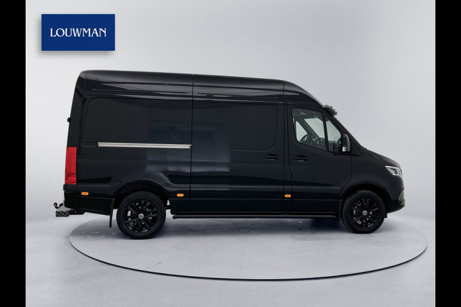 Mercedes-Benz Sprinter 319 1.9 CDI L2H2 30 Jahre Edition Leder Vanstep Full black Zonneklep met Led MAK Safari 3500kg Trekhaak Betimmering Navigatie