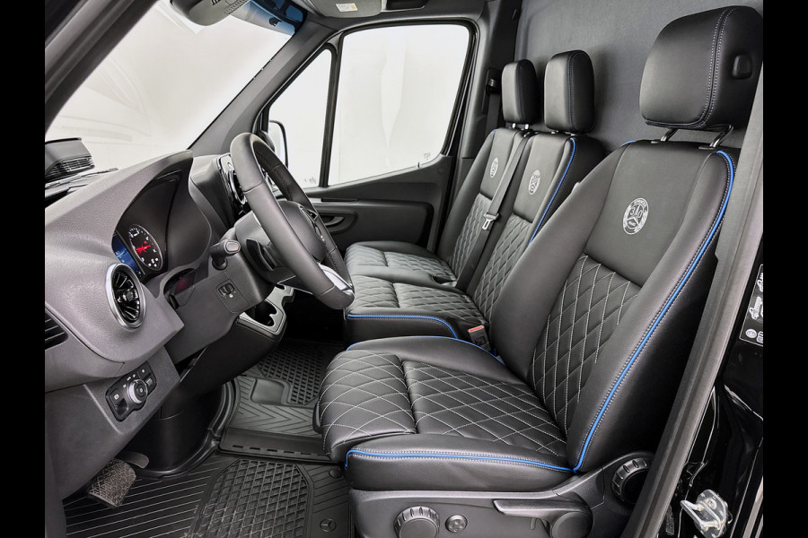 Mercedes-Benz Sprinter 319 1.9 CDI L2H2 30 Jahre Edition Leder Vanstep Full black Zonneklep met Led MAK Safari 3500kg Trekhaak Betimmering Navigatie