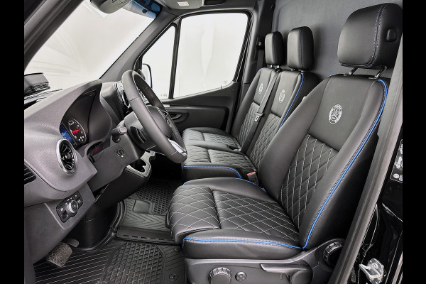 Mercedes-Benz Sprinter 319 1.9 CDI L2H2 30 Jahre Edition Leder Vanstep Full black Zonneklep met Led MAK Safari 3500kg Trekhaak Betimmering Navigatie