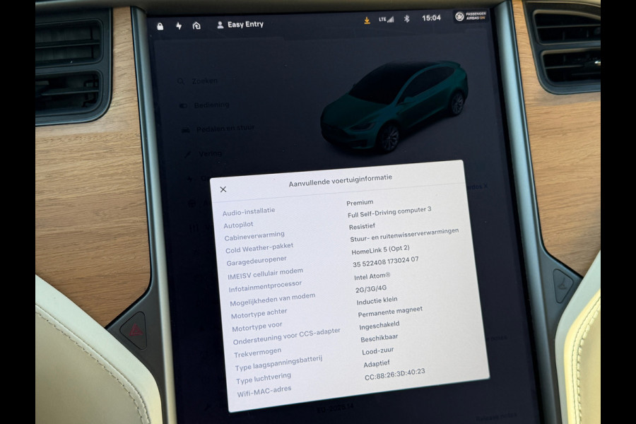 Tesla Model X Long Range 7Persoons Dealer Onderhouden