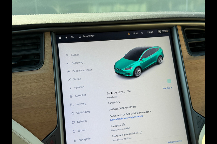 Tesla Model X Long Range 7Persoons Dealer Onderhouden